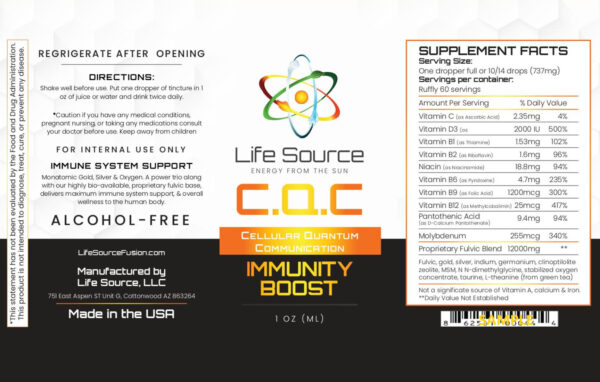 Life Source-CQC Label